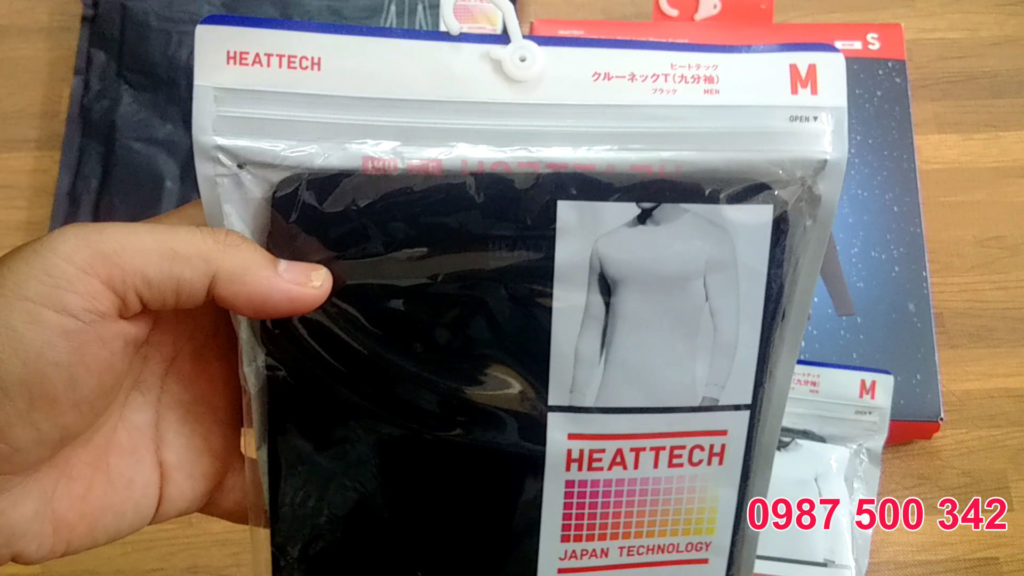 Áo giữ nhiệt Heattech Uniqlo loại mỏng
