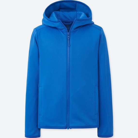 Áo khoác chống nắng Dry EX Uniqlo Kid 404646 xanh coban 64 Blue