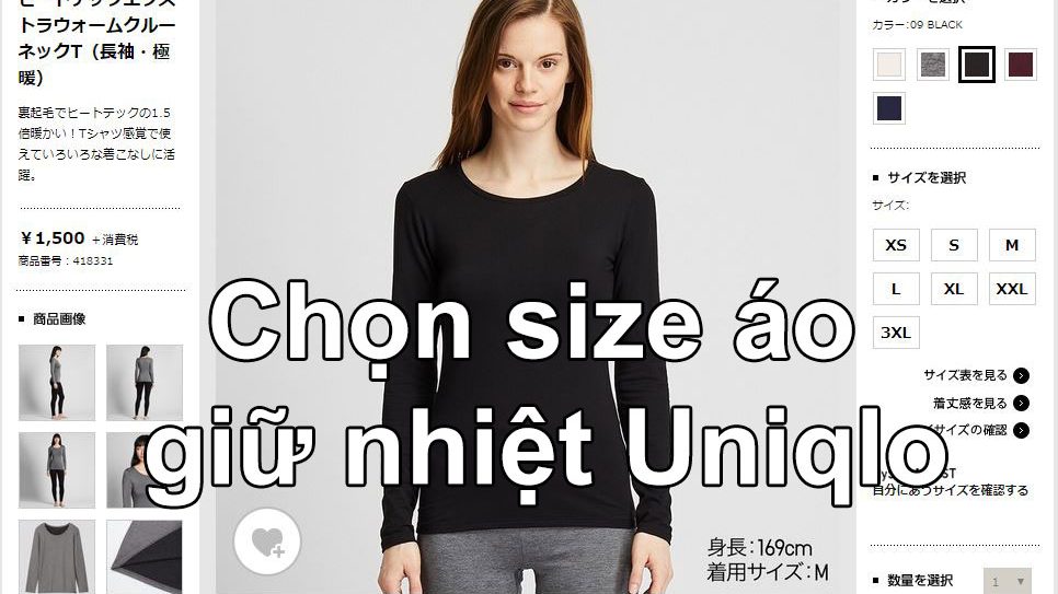 Cách chọn size áo quần Uniqlo Nhật Bản  Hệ thống siêu thị hàng Nhật nội  địa Sakuko Japanese Store