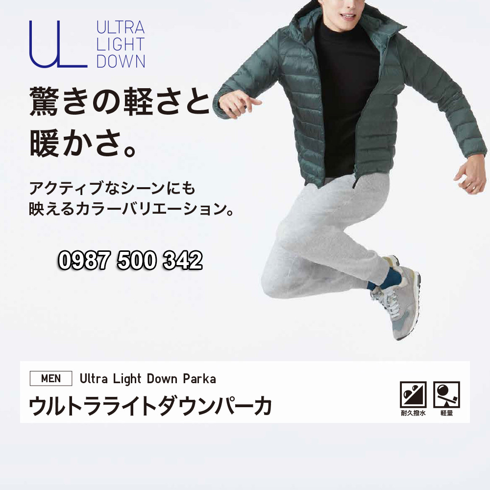 Áo lông vũ nam có mũ Uniqlo 2019 - 2020 mã 420314