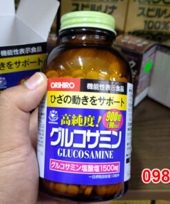 Ảnh thật sản phẩm Viên uống bổ Xương Khớp Glucosamin Orihiro 1500mg Nhật Bản
