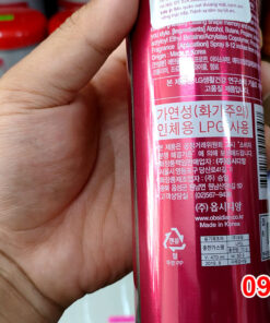 Gôm xịt tạo kiểu tóc Obsidian Strong Hold Spray 300ml có xuất xứ Hàn Quốc