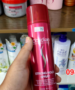 Review chi tiết chai Gôm xịt tạo kiểu tóc Obsidian Strong Hold Spray 300ml Hàn Quốc