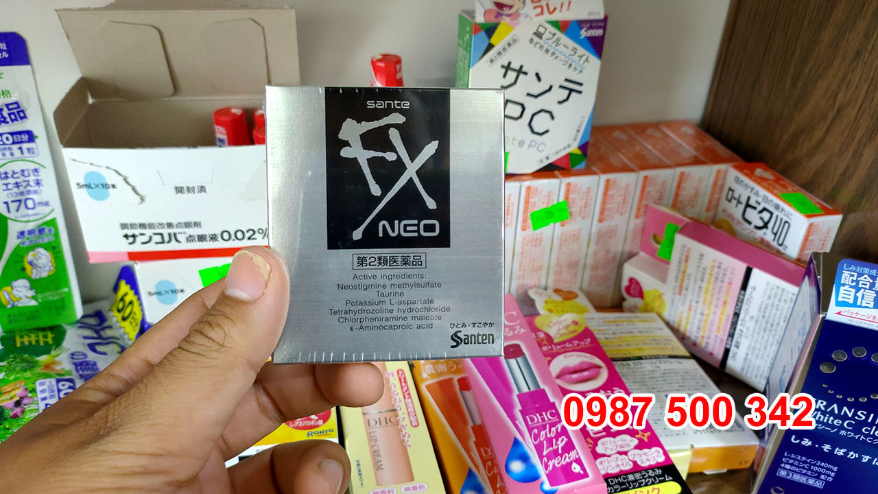 Thuốc nhỏ mắt santen FX NEO Nhật Bản