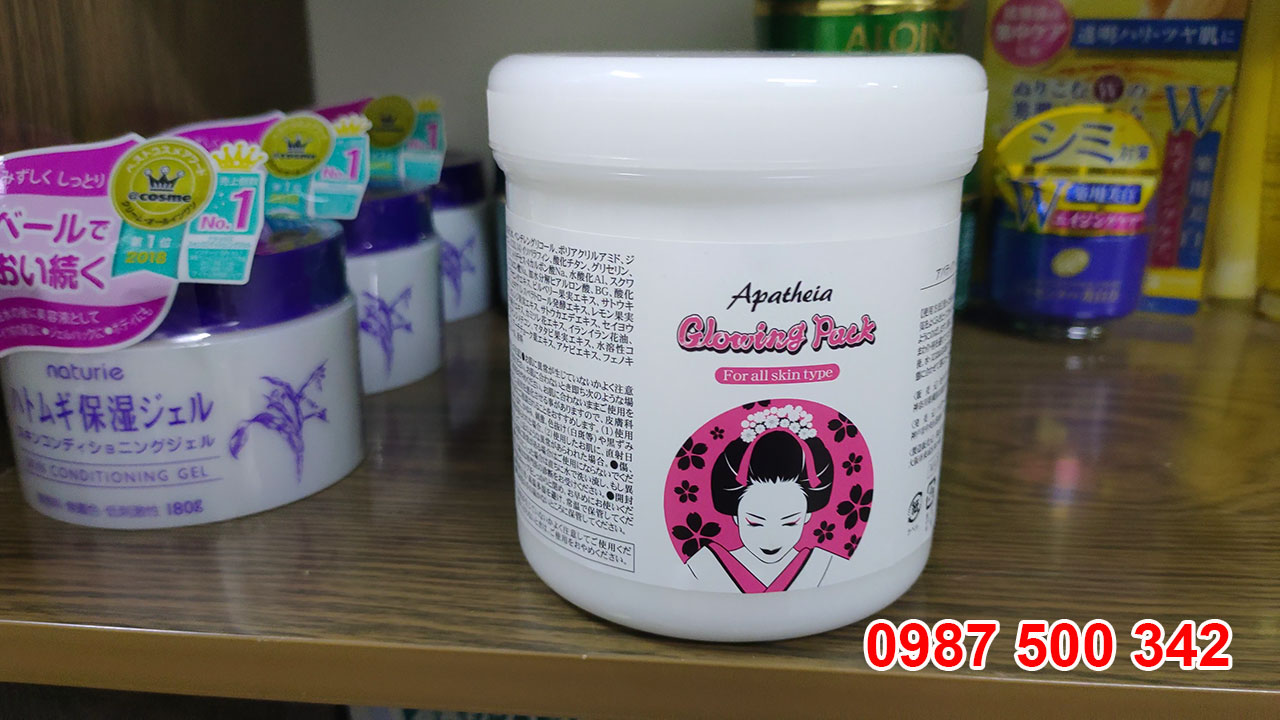 Kem ủ trắng da toàn thân Apatheia Glowing Pack 500g Là sản phẩm chuyên dùng trong các spa làm đẹp