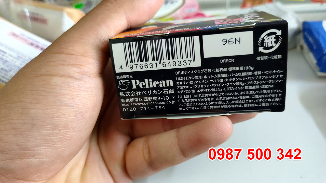Thông tin Xà Phòng Trị Thâm Nách Pelican Nhật Bản 100g
