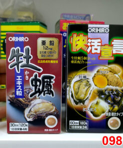 Tinh chất hàu nghệ tỏi Orihiro Nhật Bản có thêm: Nghệ, tỏi