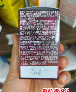Thông tin, hạn sử dụng sản phẩm Viên uống chống đột quỵ Nattokinase 2000fu Orihiro 60 viên Nhật Bản