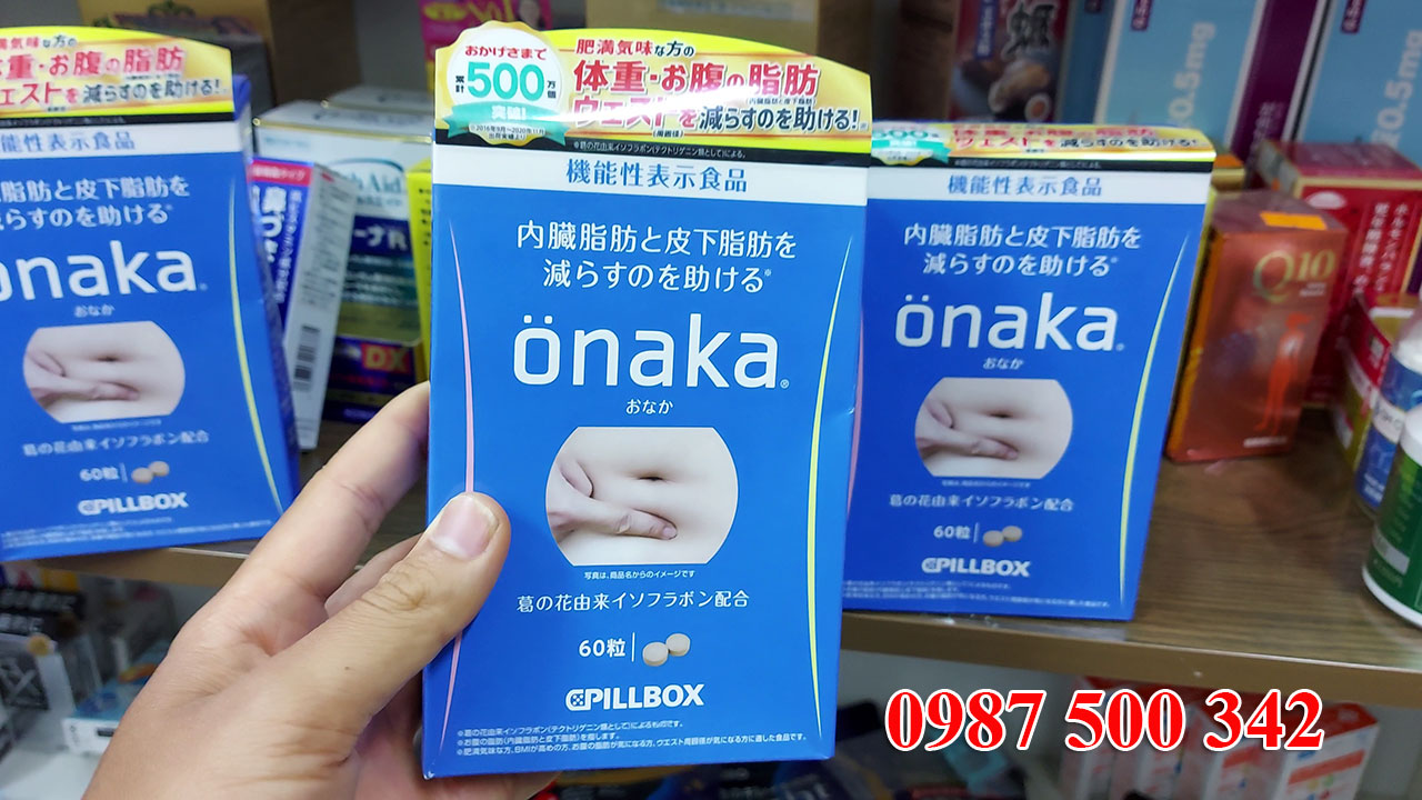 Viên uống giảm béo bụng của Nhật Onaka giảm mỡ theo công thức từ thiên nhiên, an toàn và không gây mệt mỏi hay tác dụng phụ khi sử dụng lâu dài.