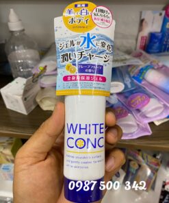 Trên tay Kem dưỡng trắng da White Conc Watery Cream 90g Nhật Bản