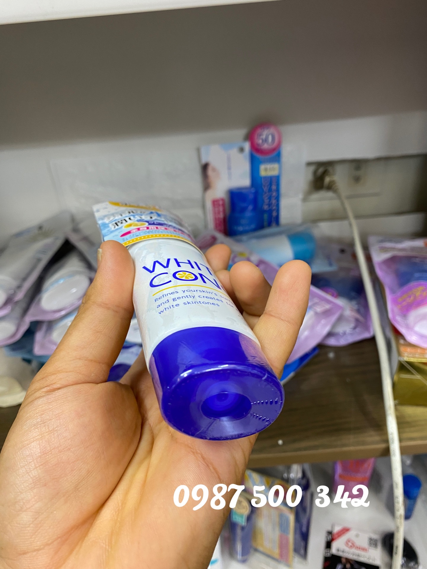 Hình ảnh sản phẩm Kem dưỡng trắng da White Conc Watery Cream 90g Nhật Bản