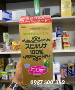 Trên tay sản phẩm Tảo xoắn Spirulina Algae tem đỏ Nhật Bản 2200 viên