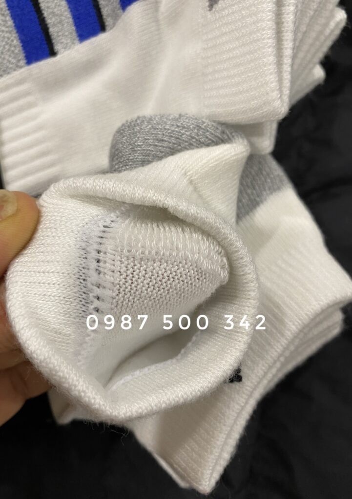 Chất vải Set 6 đôi Tất Adidas cổ ngắn 949985 hàng chính hãng