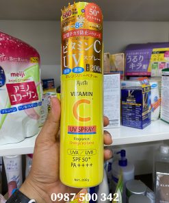 Trên tay Xịt Chống Nắng Ajuste UV Spray Vitamin C 200g Nhật Bản