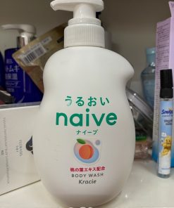 Sữa Tắm Kracie Naive Hương Đào 530ml Nhật Bản